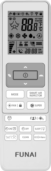 Сплит-система инверторного типа Funai EMPEROR UP SMART EYE FULL DC Inverter RAC-I-EU35HP.D01