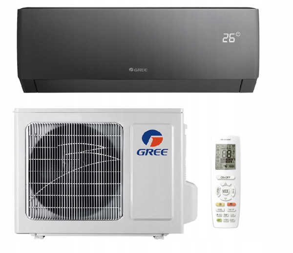Сплит-система инверторного типа GREE PULAR INVERTER R32 ATRCTIC GWH24AGEXF-K6DNA4A Black